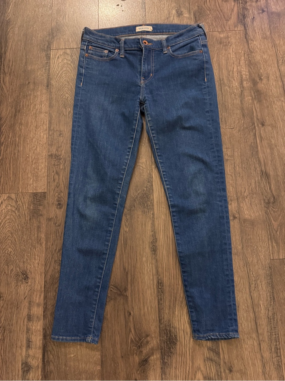 Taylor Stitch Womens Jeans Size 28 Dark Wash Skinny Stretch Denim SF USA